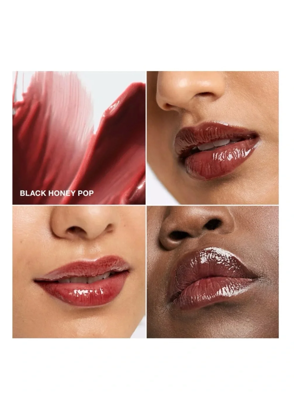 CLINIQUE Pop Plush Creamy Lip Gloss - Black Honey Pop